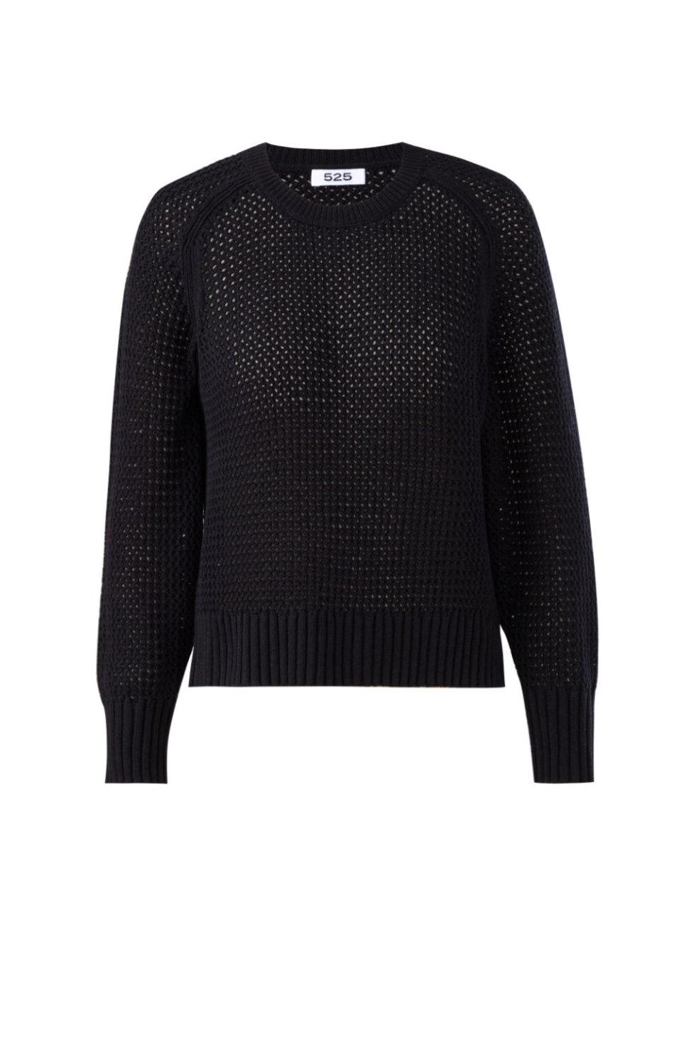 textured crew sweater