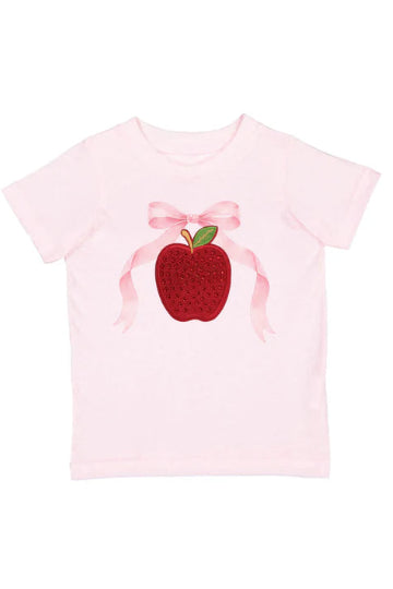 girls apple tee