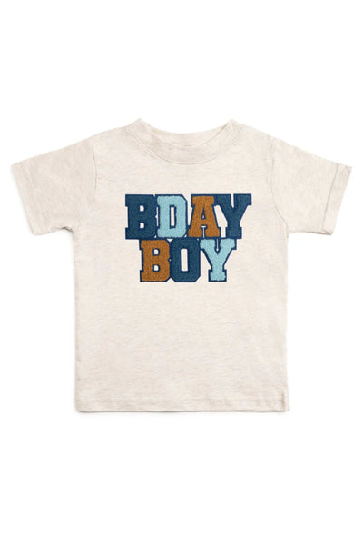 birthday boy patch tee