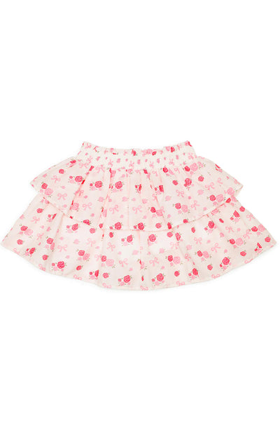 girls dainty rose skort