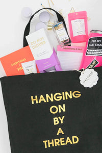 tote hanging on