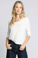 Load image into Gallery viewer, scoop rib long sleeve tee
