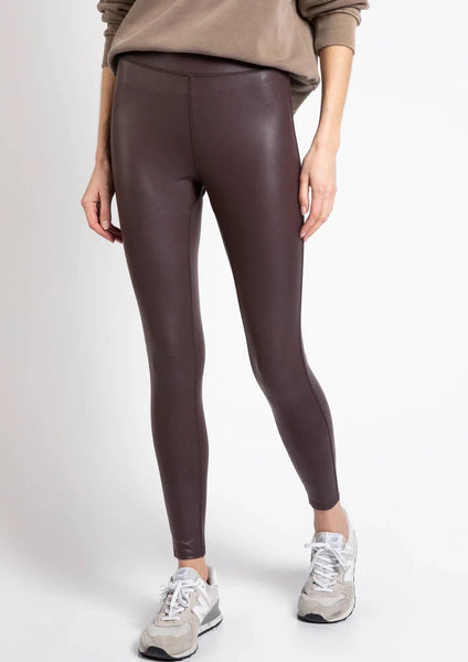 coated seamed leggings