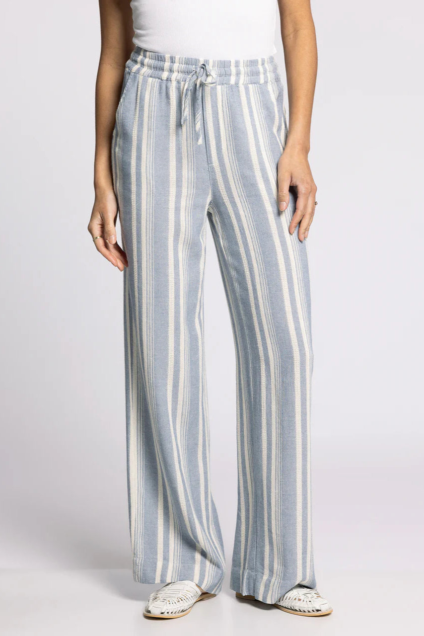 stripe pullon pant