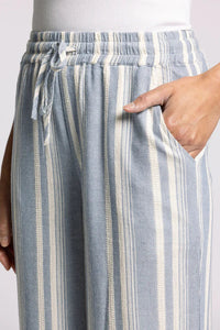 stripe pullon pant