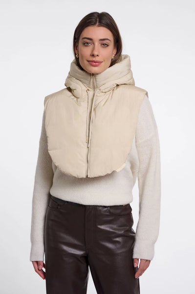 Quilted Hooded Dickie