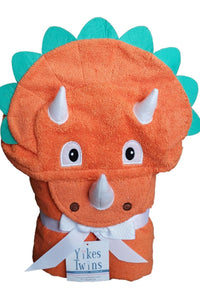 hooded towel dino