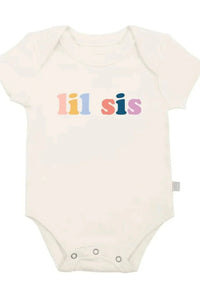 baby organic onesie - lil sis
