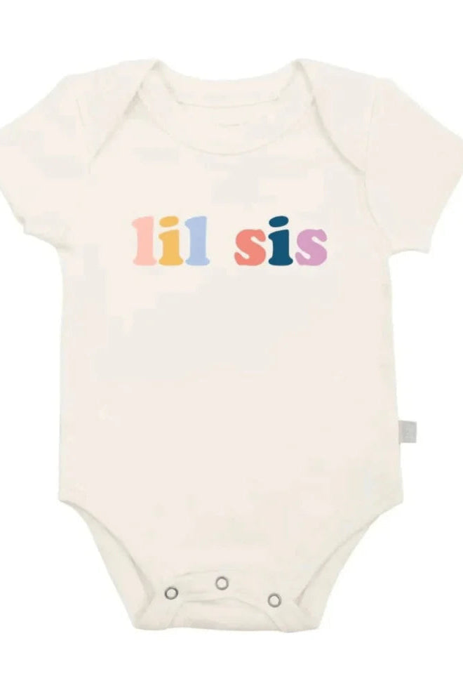 baby organic onesie - lil sis