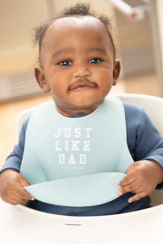 baby bib just like dad