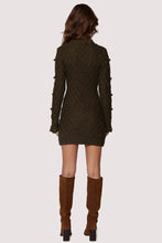 Load image into Gallery viewer, mock neck long sleeve sweater dress
