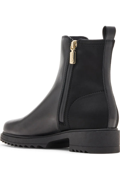 Leather + Stretch 50-50 Waterproof Bootie