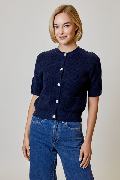 jewel button cardigan