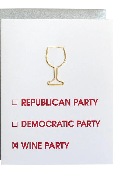 pclip card wine party