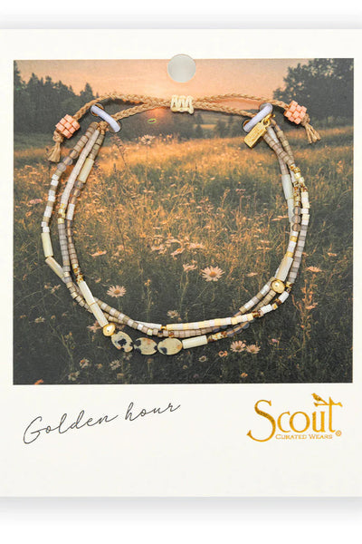 mixed media bracelet joy