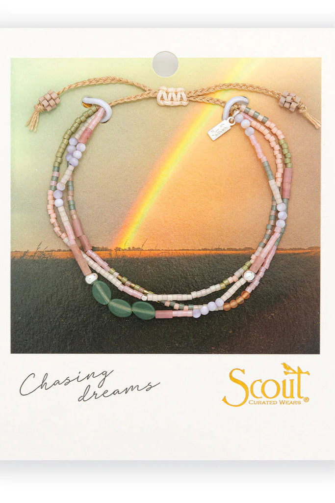 mixed media bracelet optimism