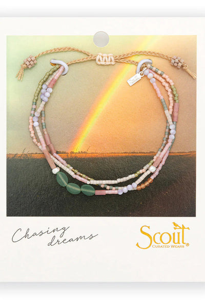 mixed media bracelet optimism
