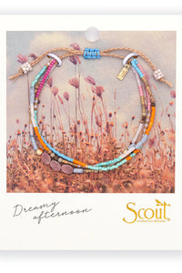 mixed media bracelet love