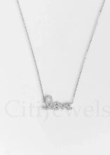 Load image into Gallery viewer, cz love necklace
