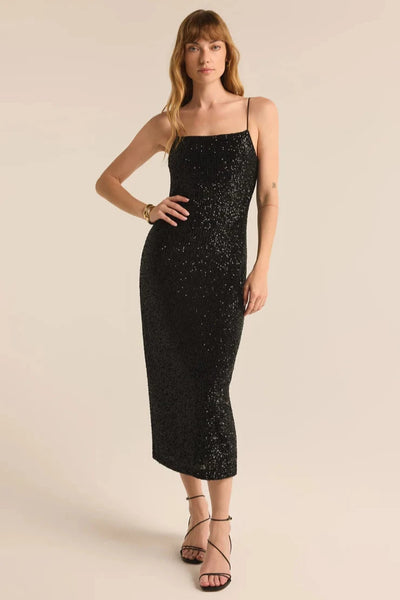 sequin mini cami dress