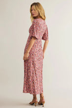 Load image into Gallery viewer, floral knot midi dress
