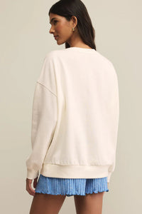 mama denim sweatshirt