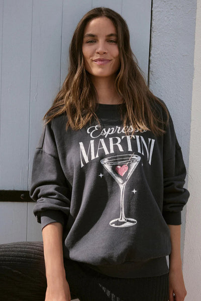 oversized martini sweatshirt