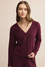 Load image into Gallery viewer, rib long sleeve cozy cardigan
