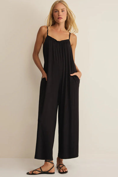 scoop jersey strappy jumpsuit