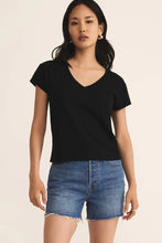 Load image into Gallery viewer, v neck short sleeve tee
