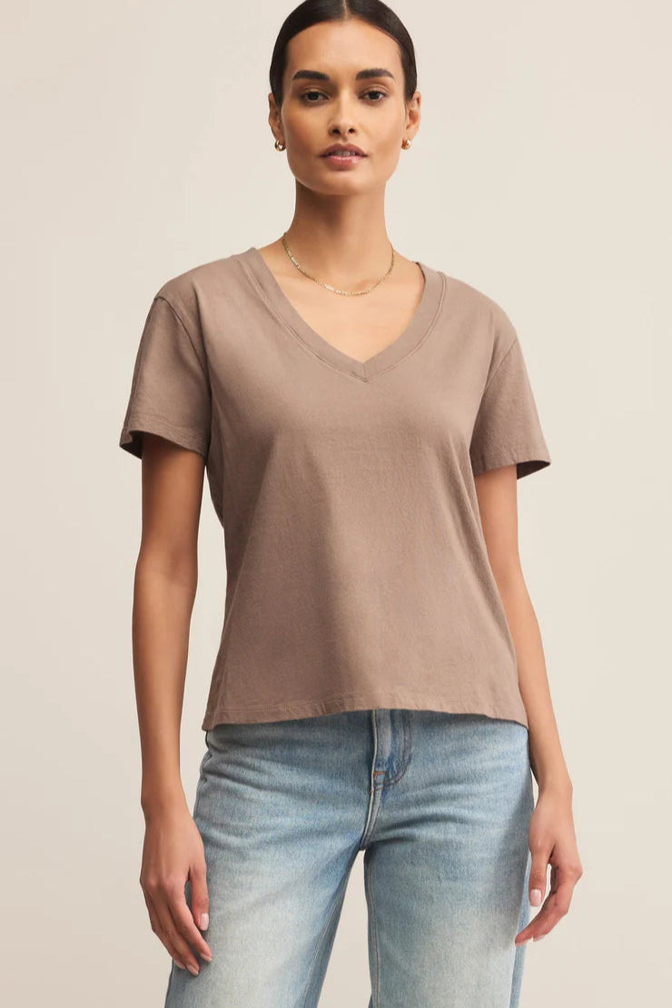 weekdays v neck tee