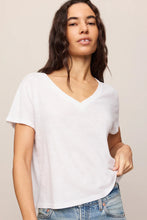 Load image into Gallery viewer, v neck short sleeve tee
