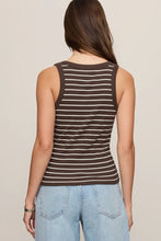 Load image into Gallery viewer, rowe scoop tank stripe
