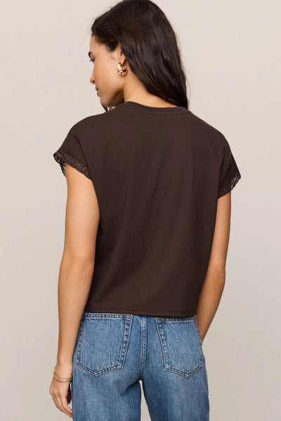 lace trim muscle tee