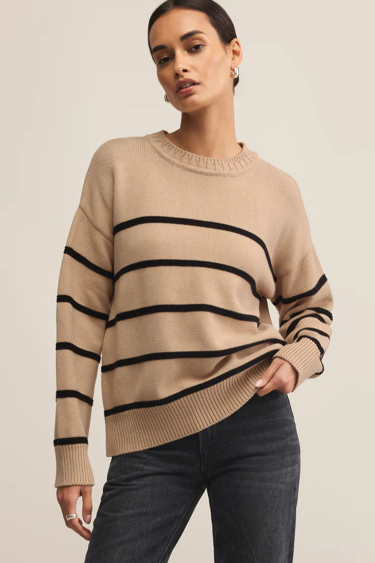 boyfriend stripe sweater