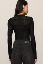 Load image into Gallery viewer, open knit mockneck sweater
