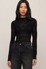 Load image into Gallery viewer, open knit mockneck sweater

