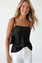 Load image into Gallery viewer, scallop trim satin cami top
