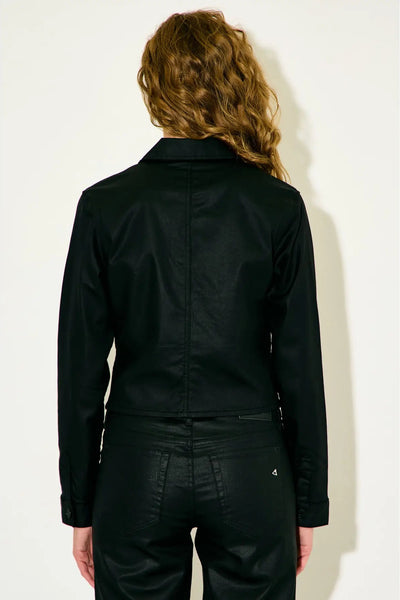Coated Denim Jacket