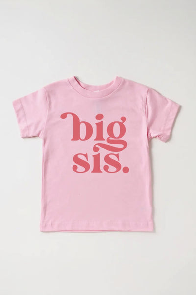 girls short sleeve tee big sister