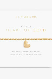 bracelet heart of gold