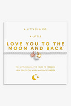 Load image into Gallery viewer, bracelet love moon + back
