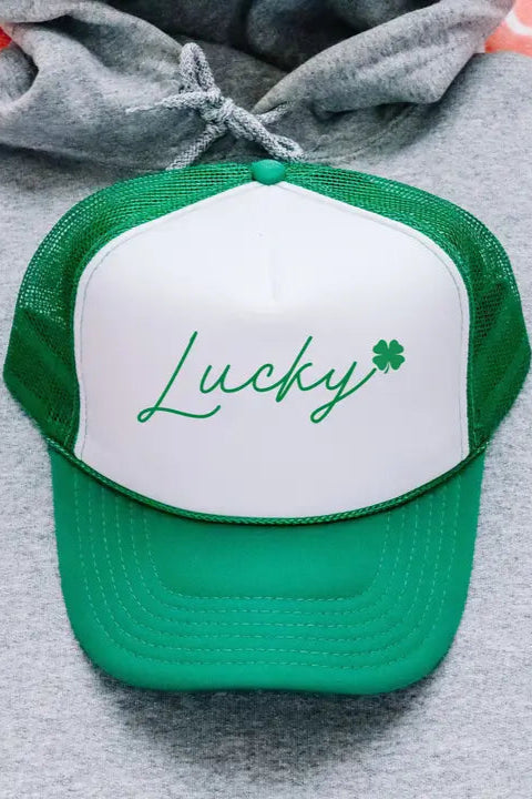 lucky clover hat