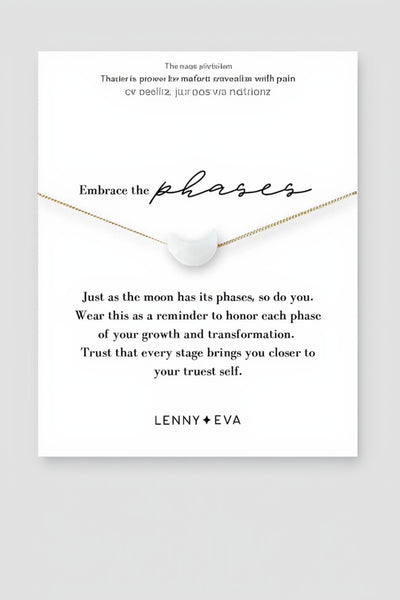 inspiration necklace moon