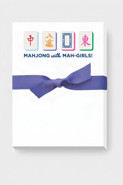 mini notepad mahjong with girls