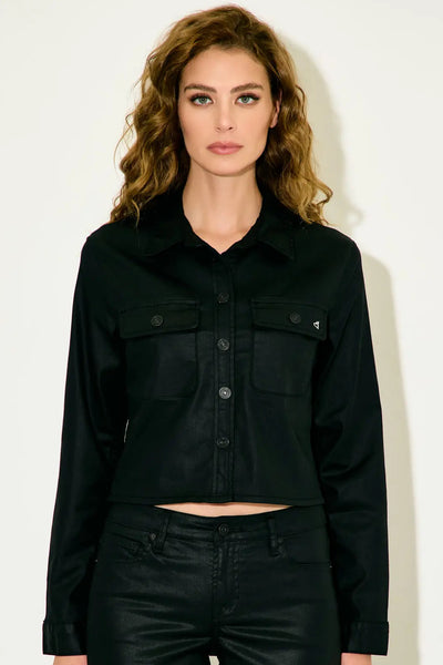 Coated Denim Jacket