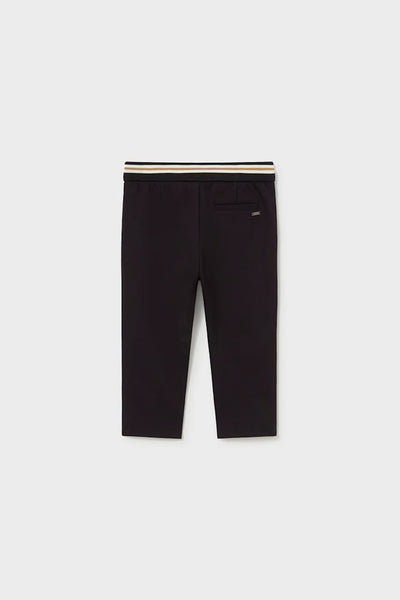 mini boy stripe band ponte pant