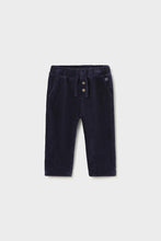 Load image into Gallery viewer, mini rib button velour pant

