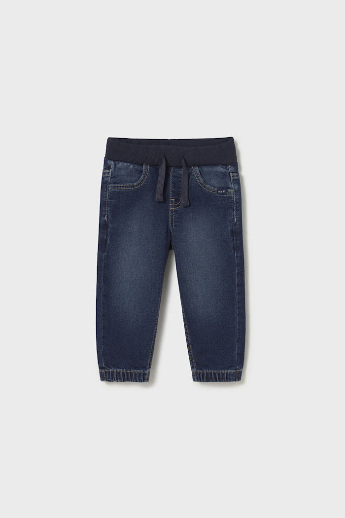 mini boy soft denim jogger