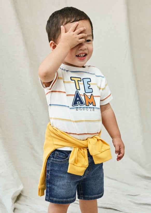 baby denim bermuda shorts